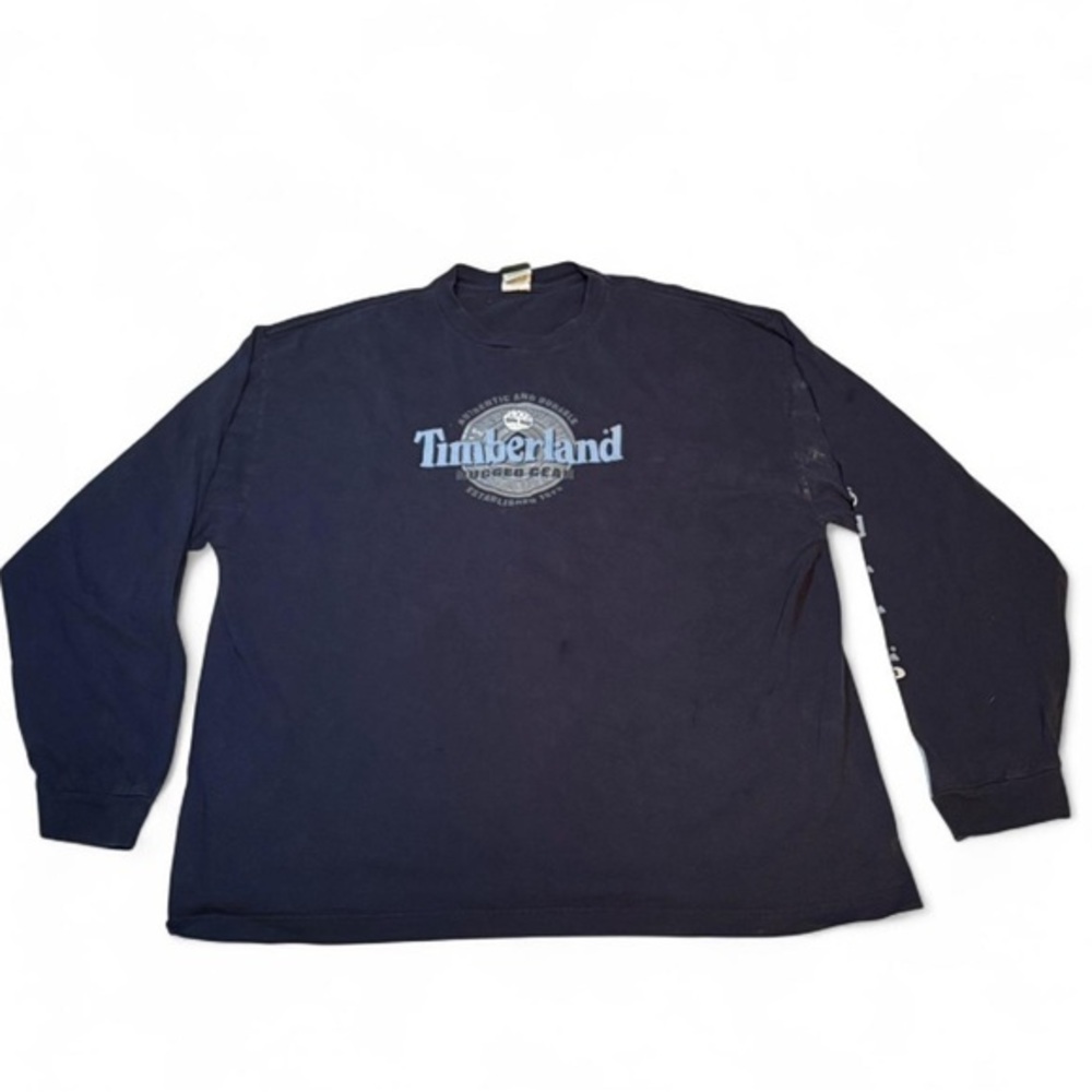 Timberland Dark Blue Graphic Long sleeve shirt
